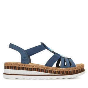 Sandały Rieker V7909-12 Granatowy