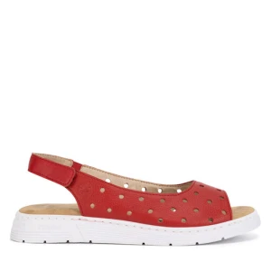 Sandały Rieker V9162-33 Czerwony