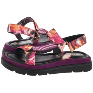 Sandały Różowe 1-28703-44 578 Dark Pink Comb (TM551-a) Tamaris