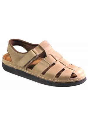 SANDAŁY RYŁKO - IA2549__ _CB4 BEIGE Ryłko