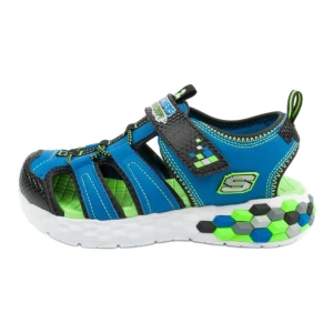 Sandały Skechers 402213L/BBLM Royal Navy niebieskie