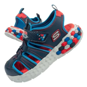 Sandały Skechers 402213L/NVRD niebieskie