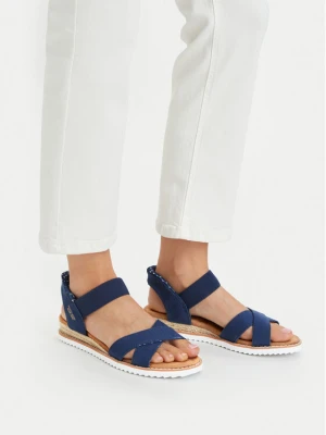 Sandały Skechers BOBS Desert Kiss - Golden Lily 114418 / NVY Granatowy