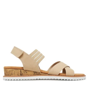 Sandały Skechers BOBS Desert Kiss-Shore Enough 114130/NAT Beżowy