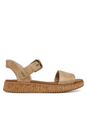 Sandały Skechers Bobs Sun Vibe 114423/NAT Beżowy
