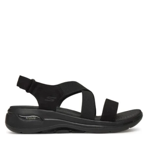 Sandały Skechers Go Walk Arch Fit Sandal-Treasured 140257/BBK Czarny