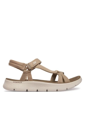 Sandały Skechers GO WALK FLEX SANDAL 141451/TPE Beżowy