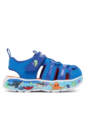 Sandały Skechers Infants' Play Scene Splash 407041N/LTBL Niebieski