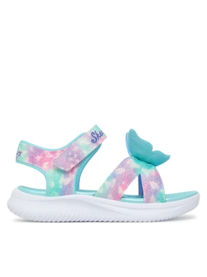 Sandały Skechers Jumpsters Sandal - Butterfly Brites 303109L / AQMT Niebieski