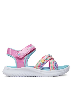 Sandały Skechers Jumpsters Sandal-Tie Dye Bffs 303045L / PKMT Różowy
