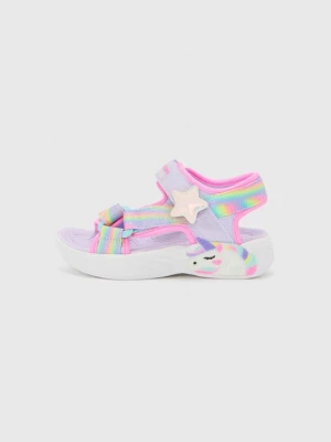 Sandały Skechers liliowy