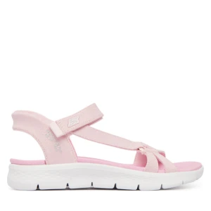 Sandały Skechers Slip-Ins: Go Walk Flex Sandal - Lots Of Sol 303028L/LTPK Różowy