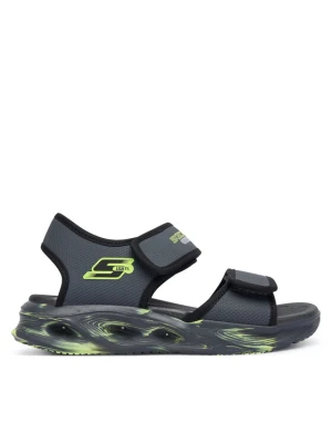 Sandały Skechers Sola Glow Sandal 407032L/CCBK Szary