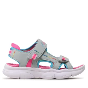 Sandały Skechers Vibrant Mood 302984L/SLPK Silver/Pink