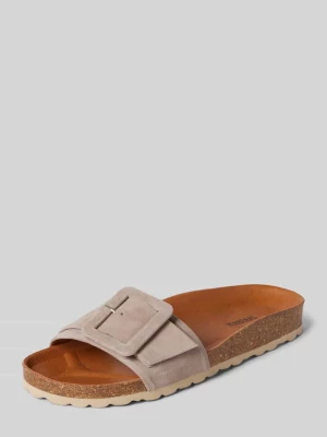 Sandały skórzane w jednolitym kolorze model ‘REIKO’ Verbenas