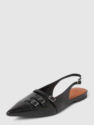 Sandały skórzane z cienkimi paskami model ‘HERMINE’ Vagabond