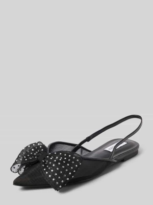 Sandały skórzane z wiązanym detalem model ‘RUBIE’ Steve Madden