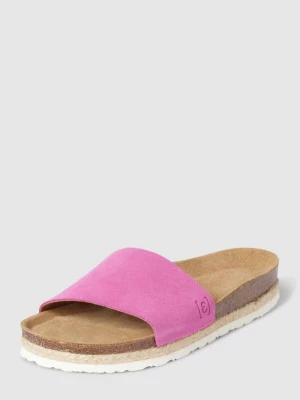 Sandały skórzane z wytłoczonym logo model ‘COPINE VELOUR’ Espadrij