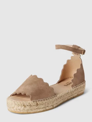 Sandały skórzane ze sprzączkami model ‘LYON’ Espadrij