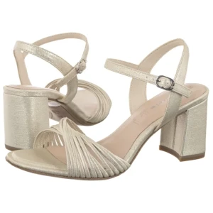 Sandały Srebrne 1-28324-42 179 Champagne (TM541-b) Tamaris