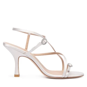 Sandały Stuart Weitzman Kensington Strappy Sandal 85 SN109 Kremowy