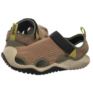 Sandały Swiftwater Prm Mesh Deck Sandal M Sepia 211095-2EY (CR380-a) Crocs