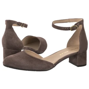 Sandały Szarobrązowe A4KT2___ _4FV (RY1021-b) Ryłko