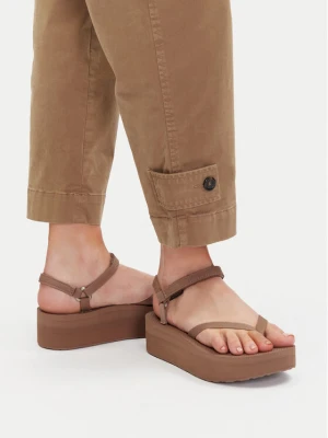 Sandały Teva Flatform Slim 1164630 Brązowy