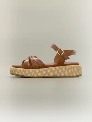 Sandały Tommy Hilfiger brązowy