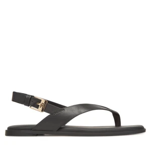 Sandały Tommy Hilfiger Color Block Thong Flat Sandal FW0FW08883 Czarny