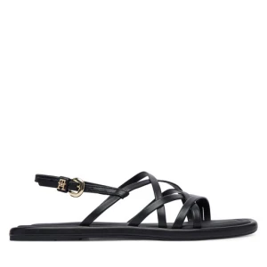 Sandały Tommy Hilfiger Flat Strappy FW0FW09220 Czarny
