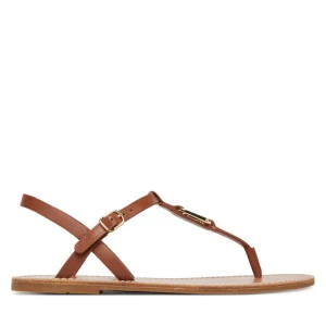 Sandały Tommy Hilfiger Leather Thong Sandal FW0FW09127 Brązowy