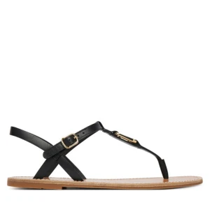 Sandały Tommy Hilfiger Leather Thong Sandal FW0FW09127 Czarny
