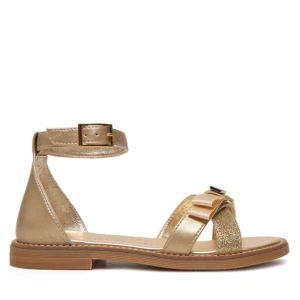 Sandały Tommy Hilfiger Sandal T4A2-33943-0572 M Złoty