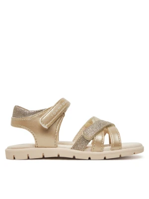 Sandały Tommy Hilfiger T1A2-33771-1381 S Złoty