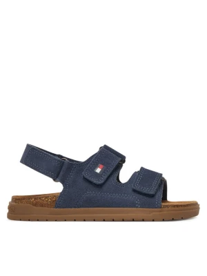 Sandały Tommy Hilfiger T3X2-34394-1899806 M Granatowy