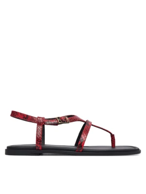 Sandały Tommy Hilfiger Th Buckle FW0FW09514 Czerwony