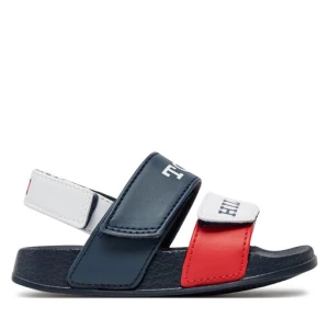 Sandały Tommy Hilfiger Velcro T1B2-33454-1172 M White/Blue/Red Y003