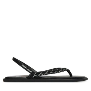 Sandały Tommy Jeans Tjw Casual Rope Sandal EN0EN02951 Czarny