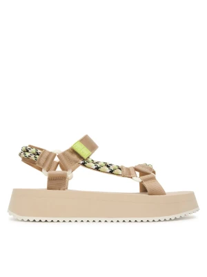 Sandały Tommy Jeans Tjw Eva Rope Sandal EN0EN02970 Beżowy