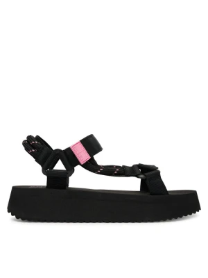 Sandały Tommy Jeans Tjw Eva Rope Sandal EN0EN02970 Czarny