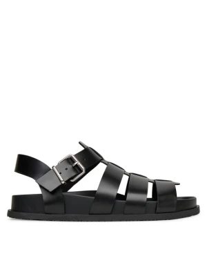 Sandały Tommy Jeans Tjw Fisherman Patent Sandal EN0EN02874 Czarny
