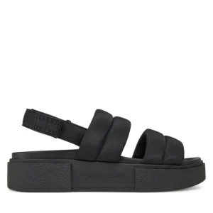 Sandały Tommy Jeans Tjw Flatform Sandal EN0EN02802 Czarny