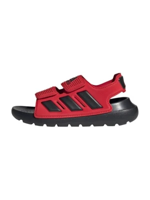 Sandały trekkingowe Adidas czerwony