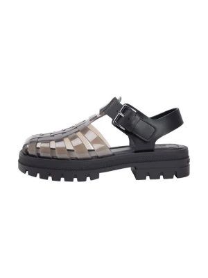 Sandały trekkingowe Tommy Jeans czarny