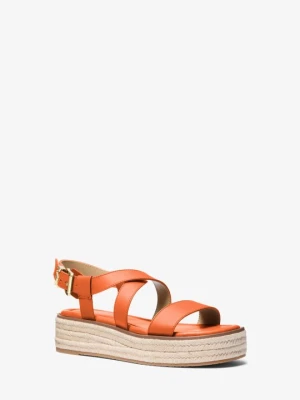 Sandały typu espadryle Lynn na platformie Michael Kors ORANGE PUNCH (Pomarańczowy)