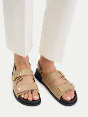 Sandały U.S. Polo Assn. EO-EDITH001W / 6Y1 Beżowy