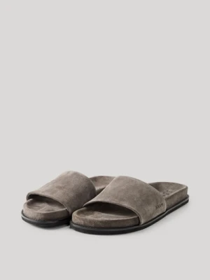 Sandały Velluto Stampa Gianluca w kolorze grafitowym Joop