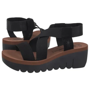 Sandały Yabi Blk/Blk Brick P144922013 (FL383-d) FLY London