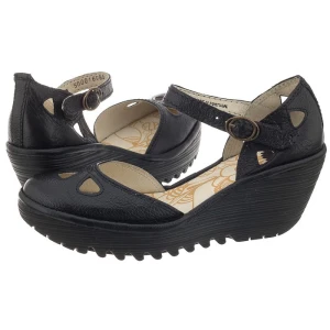 Sandały Yuna Mousse Black P500016090 (FL164-c) FLY London